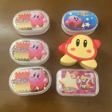 레어 별의 커비 와돌디 가챠가챠 도시락 지우개 피규어 6개