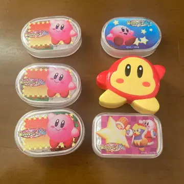 레어 별의 커비 와돌디 가챠가챠 도시락 지우개 피규어 6개