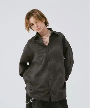 [ soerte ] Oversize L/S basic shirt