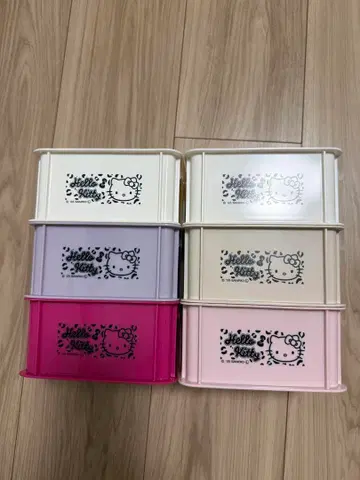 산리오 아베일 헬로키티 미니 컨테이너 보관 케이스