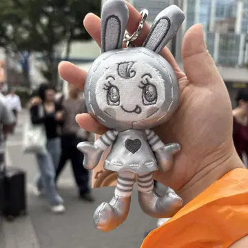 나루미야 해피 파크 실버 봉제 인형 참 베리에