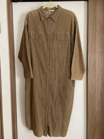 FREAK'S STORE 브라운 셔츠 원피스