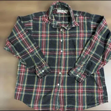4 L.L.BEAN 80s 엘엘빈 미국제 긴팔 체크 셔츠