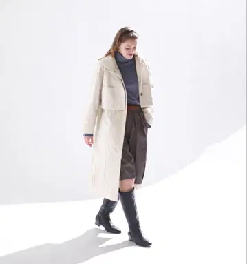 kelen 케렌 4way 퀼팅 자켓 레이어드 코트