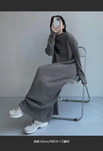 데일리 데일리 슈퍼 스트레치 플리츠 원피스 [긴팔]