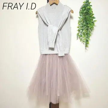FRAY I.D 프레이 아이디 원피스 샤샤 스커트 슬리브리스