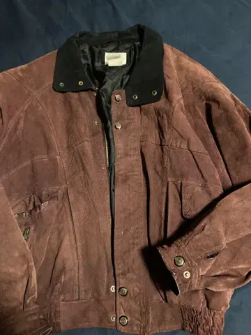 50.60Fish Creek 스웨이드 자켓 적갈색