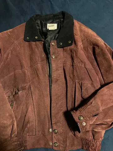 50.60Fish Creek 스웨이드 자켓 적갈색