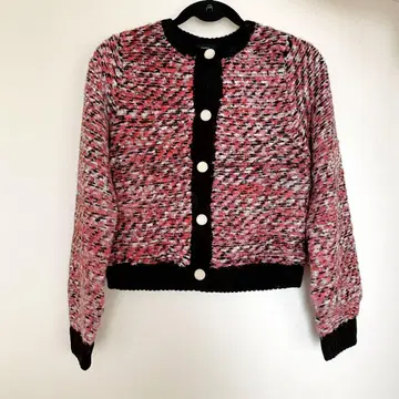 EMODA 에모다 니트 가디건 여성용 레드 빨간색 긴팔