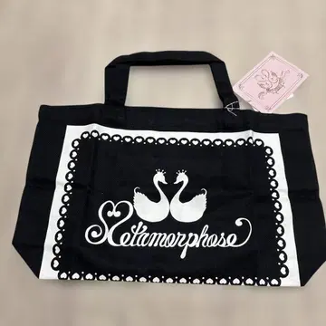Metamorphose 스완 프린트 토트백 미사용품