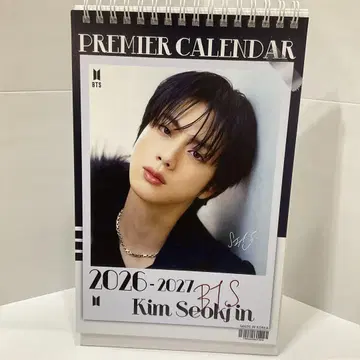 BTS JIN 탁상 달력 2026년~2027년 2년분