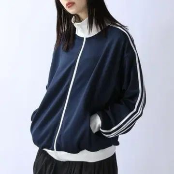 JEANASIS 트랙 자켓 네이비