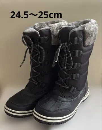 albatre 윈터 부츠 블랙 25cm A