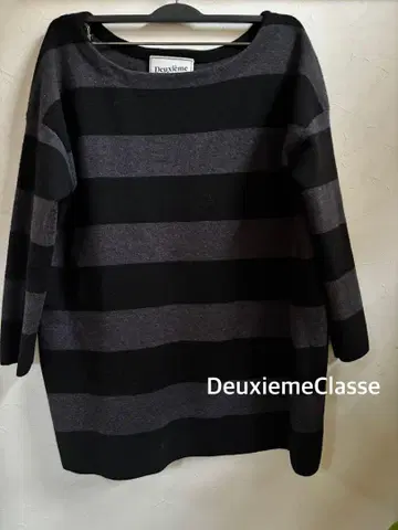 DeuxiemeClasse 보더 7부 소매 니트