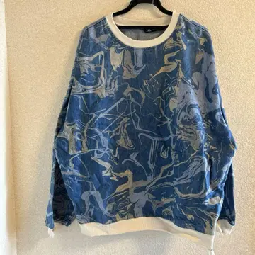 ZARA 남성용 상의 XL 블루
