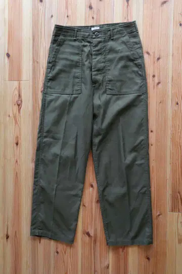 CIOTA SUVIN COTTON 베이커 팬츠 카키 5