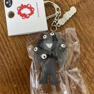 미개봉 새상품 블랙 미야쿠미야쿠 마스코트 키링 PVC
