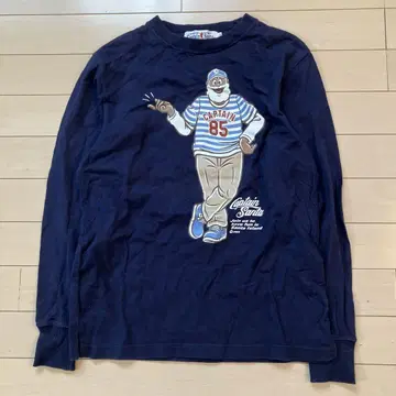 9.24 캡틴 산타 긴팔 티셔츠 롱T 네이비 S