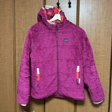 patagonia 플리스 리버서블 다운 자켓 핑크