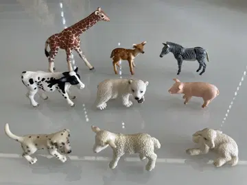 [묶음 판매] 슐라이히 Schleich 동물 피규어 8개 덤 포함