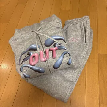 BG 투아 OUT BIG ZIP HOODIE 셋업