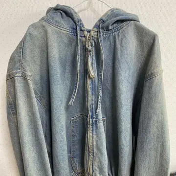 ZARA 후드 부착 데님 자켓 S 사이즈