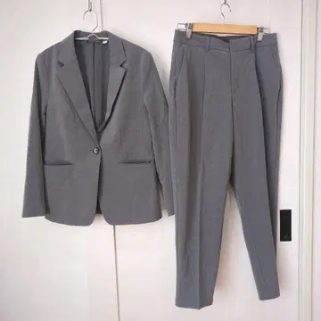 GU 워셔블 테일러드 자켓 Z 팬츠 셋업