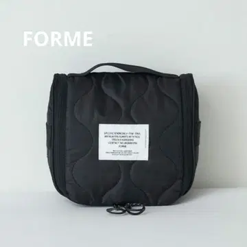 Forme 히가시하라 아키 트래블 화장품 파우치 블랙 미사용 새상품