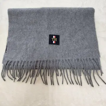 TOMMY HILFIGER 캐시미어 머플러 그레이