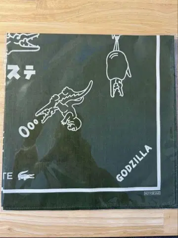 고질라 LACOSTE 콜라보 반다나