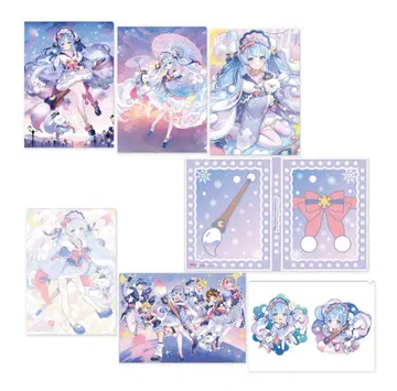 SNOW MIKU 2023 클리어 파일 컴플리트 세트