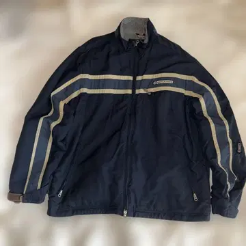 ABERCROMBIE 나일론 자켓 네이비 아바클로
