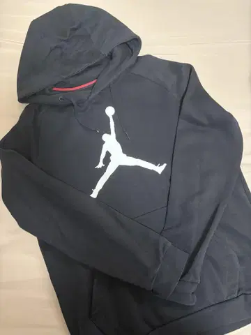 Jordan 점프맨 로고 블랙 후드티