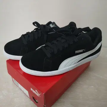 푸마 스매시 SD 우먼 블랙스니커즈 25.5cm