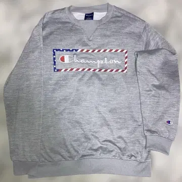 Champion 그레이 크루넥 트레이닝복