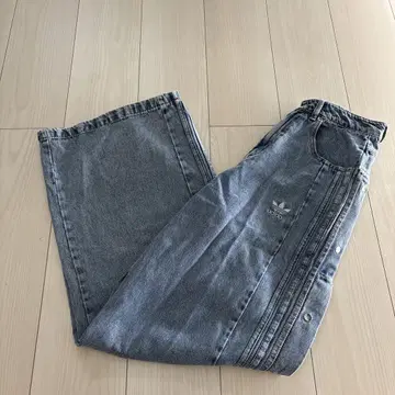 adidas 와이드 레그 데님 팬츠