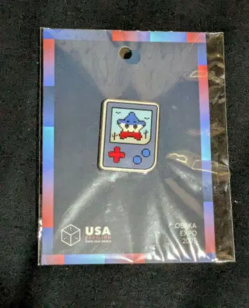 오사카 엑스포 미국관 핀 배지 스파크 USA 게임