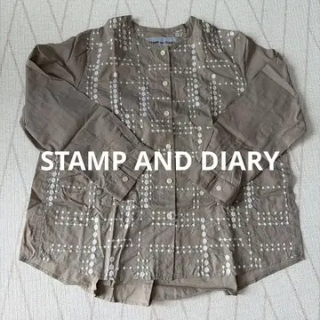 STAMP AND DAILY 자수 블라우스