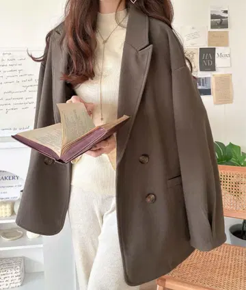 classicalelf 더블 테일러드 자켓