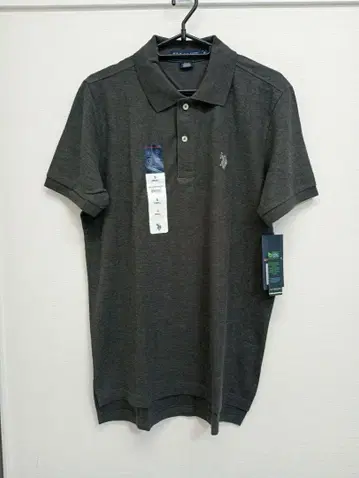 U.S. Polo Assn. 남성용 피케 셔츠 S 사이즈 다크 그레이