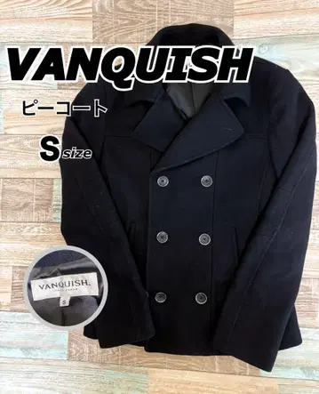 [겨울 준비] VANQUISH 피 코트 S 사이즈 블랙