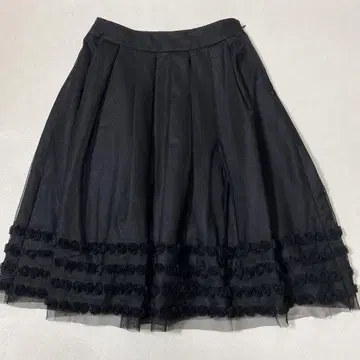 M'SGRACY 엠즈 그레이시 꽃 모티브 턱 샤샤 스커트