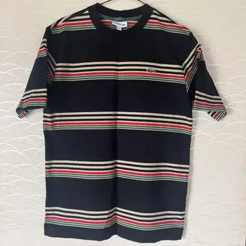 LACOSTE x BEAMS 보더 T셔츠