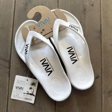 VIVA! 비바 아일랜드 샌들 화이트 23cm 일본제