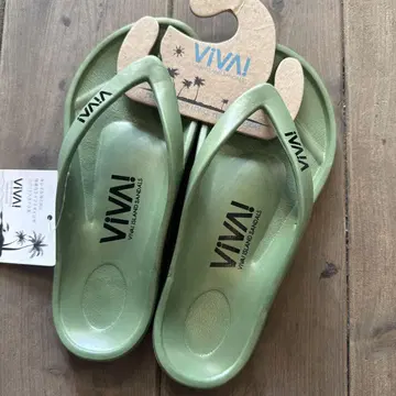 VIVA 비바 아일랜드 비치 샌들 카키 23cm 일본제