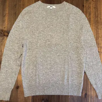 UNIQLO 캐시미어 니트 그레이 M