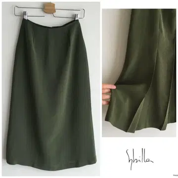 시빌라 미모레장 뒤 플리츠 드레이프감 스커트 호코모모라