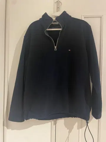 tommy hilfiger 하프 지퍼 스웨터 네이비