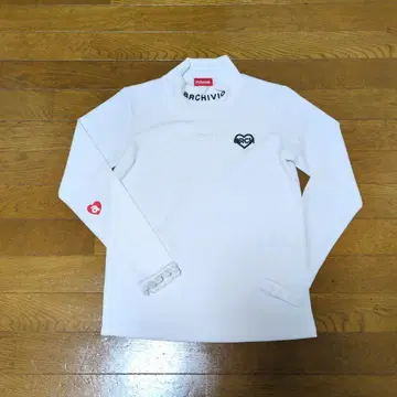 ARCHIVIO 화이트 모크넥 셔츠