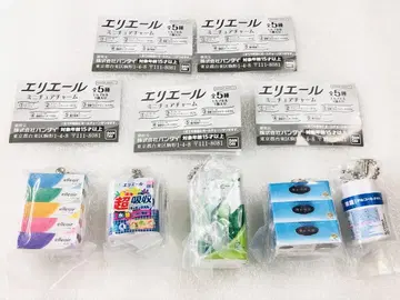 새상품 에리에르 미니어처 참 컴플리트 전 5종 세트 미니북 포함
